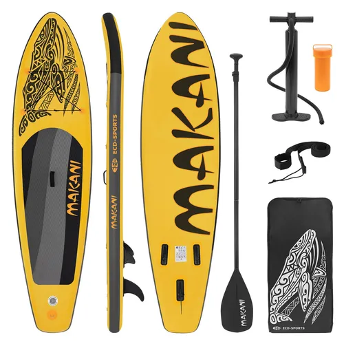 ECD Germany SUP-Board 320x80 cm – Aufblasbares Paddelboard für 120 kg