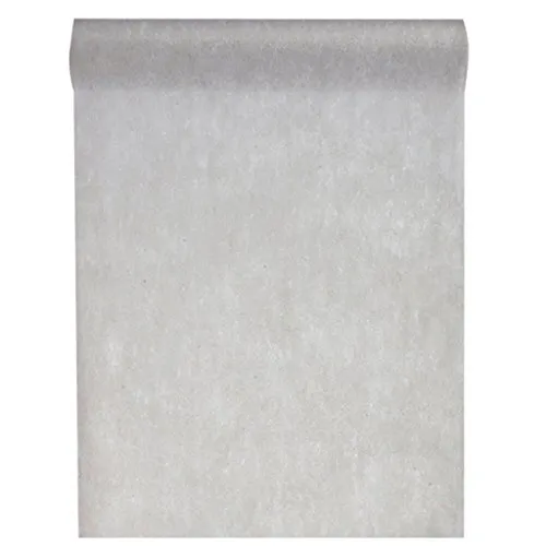 Santex Vliesstoff, 30 cm, 25 m lang, Tischläufer, Party, Hochzeitsdekoration. grau