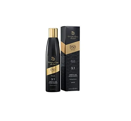 DSD 3.1 Dixidox De Luxe Intense Haar Shampoo 200 ml - Shampoos mit Plazenta Extrakt für intensive Haarreinigung und Förderung des Haarwachstums. Schützt vor Haarbruch und sorgt für geschmeidiges, gesundes Haar.