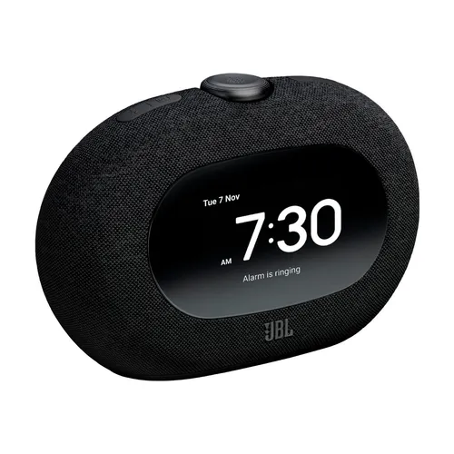 JBL Horizon 3 Bluetooth-Radiowecker - Wecker mit DAB/DAB+/UKW, 5 W Leistung und USB-C-Ladeanschluss für Smartphones, ideal für entspannte Morgenstunden.