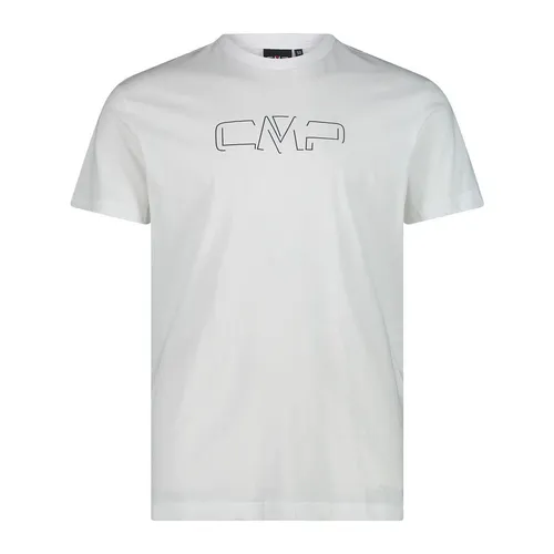 CMP Herren Aus Jersey Für T-Shirt, Weiß-b.Blue, 50 EU