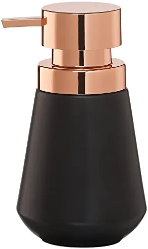 Sealskin Seifenspender Conical, Porzellan, Farbe: Schwarz