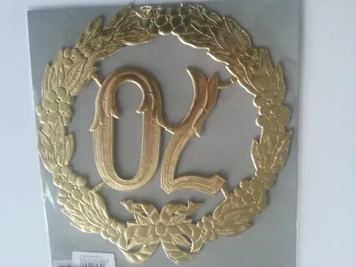 „70“ Jubiläumszahl Gold - Festliche Zahl - Blumenstecker