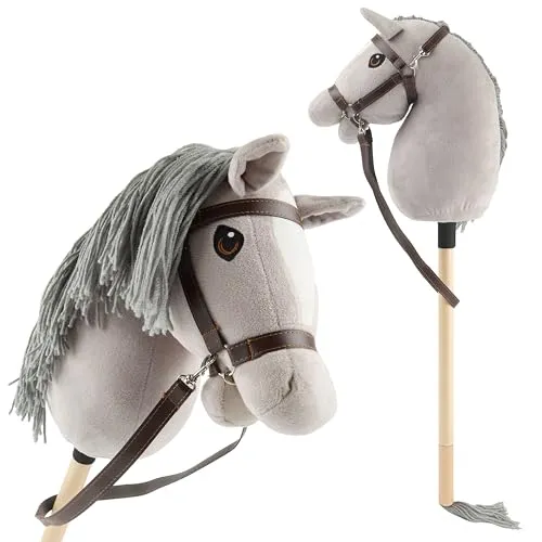 Bieco Hobby Horse Steckenpferd Grauer