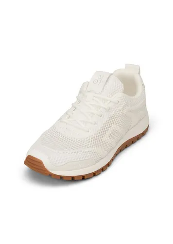 Marc O'Polo Sneaker Model Bella aus Rindleder und Mesh naturweiß, Größe 41 - Eleganter Sneaker Model Bella aus hochwertigem Rindleder und recyceltem Mesh. Mit herausnehmbarer Innensohle und zweifarbiger Laufsohle für optimalen Komfort und Stil.