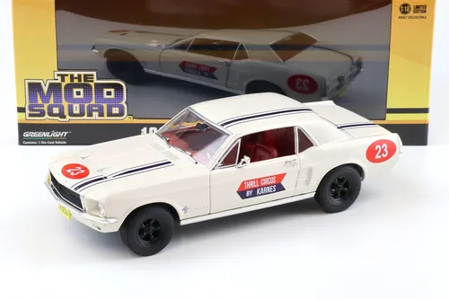 1:18 Greenlight 1967 Ford Mustang Coupe #23 THE MOD SQUAD