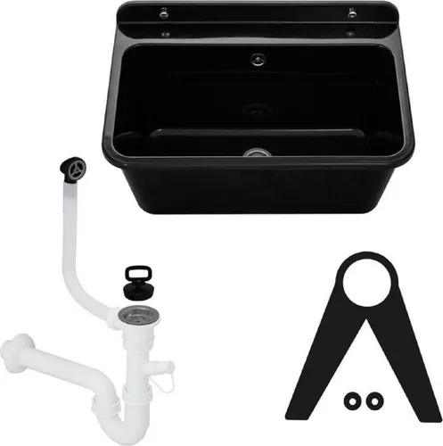 Ausgussbecken 10877 in schwarz von QLS