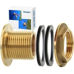 Regentonnendurchführung Ig 3/8 X Ag 1/2 Zoll von Tecuro