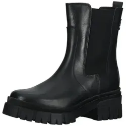 Bullboxer Stiefelette aus Leder - Schwarz - Größe 39 - Elegante und komfortable Stiefelette von Bullboxer mit Elastik-Einsatz. Ideal für jeden Anlass, verleiht sie Ihrem Outfit den letzten Schliff, ohne aufdringlich zu wirken.