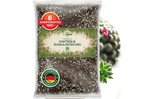 OraGarden Spezialerde Kakteen & Sukkulenten Erde, mit Wurmhumus