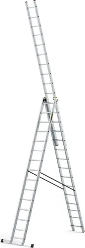 Drabest Trittleiter 3x15 Stufen