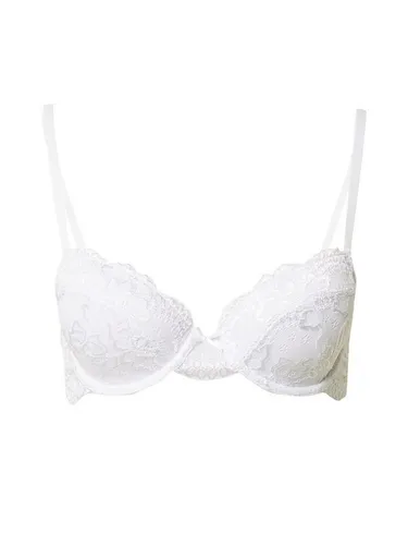 Dorina Bügel-BH Lianne - Femininer Komfort mit Blumenspitze in Weiß 85 - Eleganter Bügel-BH mit leicht wattierten, geformten Cups. Die feminine Blumenspitze sorgt für einen stilvollen Look, während die elastischen Träger für optimalen Halt und Anpassungsfähigkeit stehen.