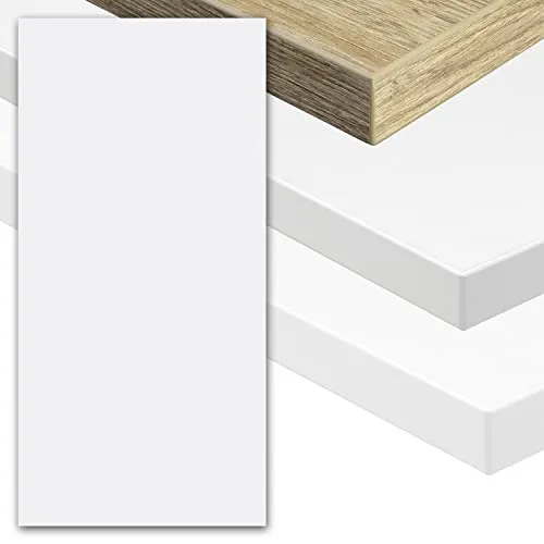 boho office® Schreibtischplatte Lichtgrau in grau von boho office