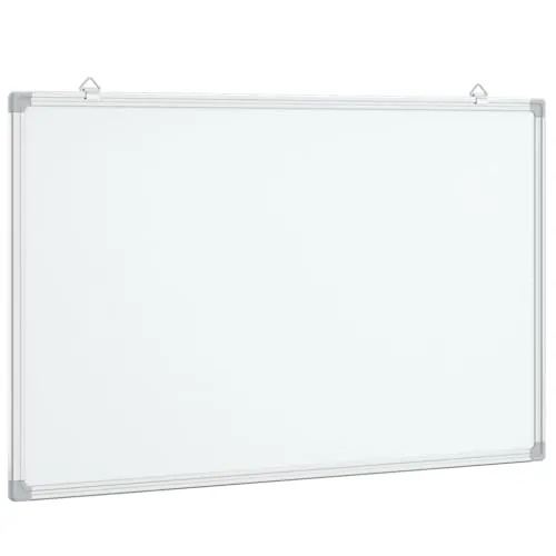 vidaXL Magnetisches Whiteboard mit Haken - Magnettafel für Schule, Konferenzraum und Büro, mit glatter Oberfläche für einfache Beschriftung und Reinigung sowie sicherer Magnetbefestigung.