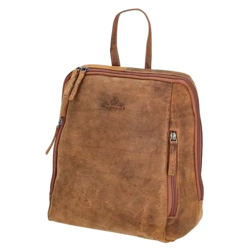 The Skandinavian Brand Leder Rucksack Hunter tan in beige von The Skandinavian Brand