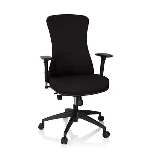 hjh OFFICE Profi Bürostuhl OFFICE XT PRO mit Armlehnen - Bürostühle, ergonomischer Drehstuhl mit schlankem Design und Höhenverstellbarkeit für optimalen Sitzkomfort im Büro oder Home Office.