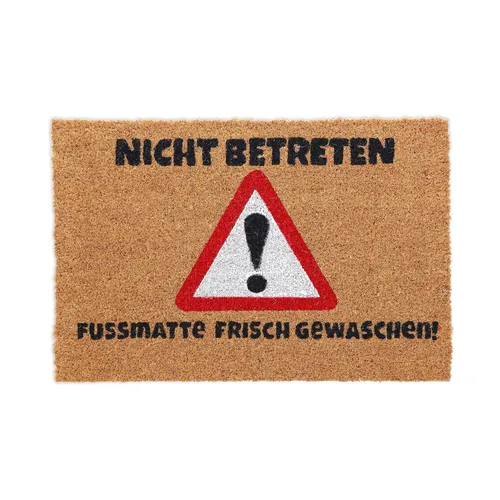 Fußmatte Kokos Haustürteppich Schuhabstreifer Willkommensmatte Fußabtreter