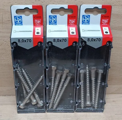 Connex Holzschrauben 6.0 x 100 mm Sechskant von Lux