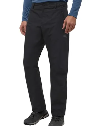 Jack Wolfskin Herren Parana Pants M Wanderhose, Schwarz, 52 EU - Wanderhose für Herren, wasserdicht und atmungsaktiv mit vorgeformten Knien und Gamaschen - ideal für jedes Outdoor-Abenteuer.