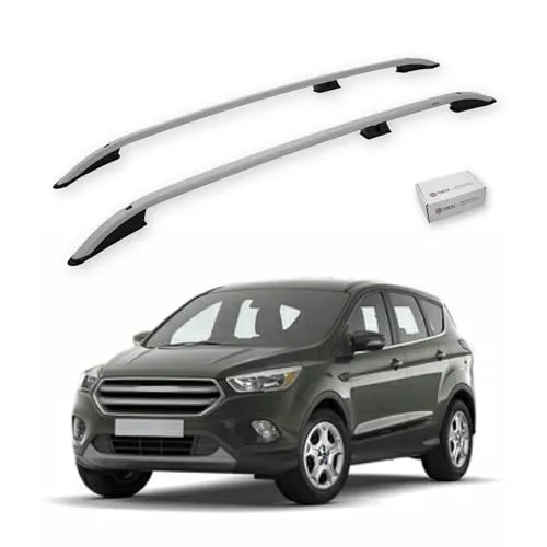 TURTLE kompatibel mit Ford Kuga (C520) 2013-2019 Crown Dachreling | GRAU