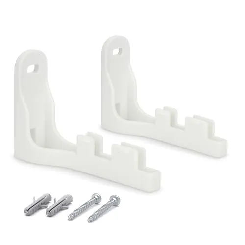 Folientechnik Bayer Wandhalterung für AVM FritzBox 5690 Pro – Passgenaue Router Halterung, stabil & kabelfreundlich, Wandmontage, UV-beständig, inkl. Schrauben & Dübel (Weiss)