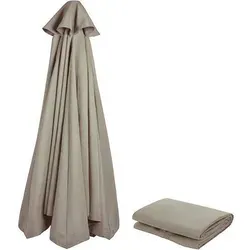 Sonnenschirm Ersatzbezug 200 cm für 8 Rippen in Taupe