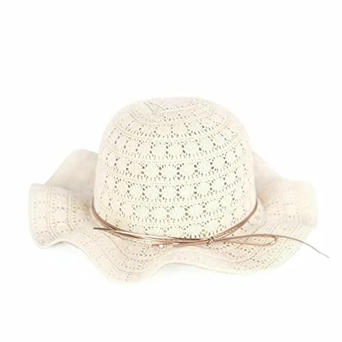 Art of Polo Mädchen Mütze Sommerhut Strandhut Kinderhut Mädchenhut, Farbe: Cremefarben