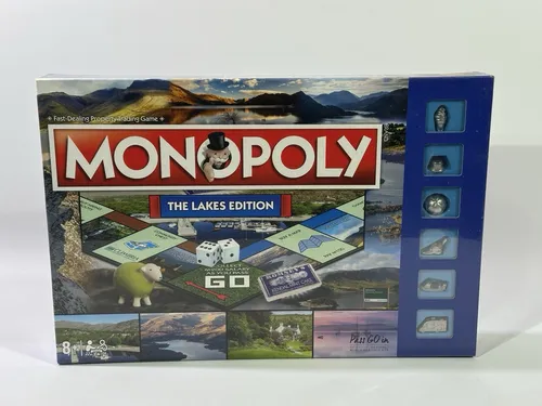 MONOPOLY The Lakes Edition Seen Sonder Edition English Brettspiel Neu HJ