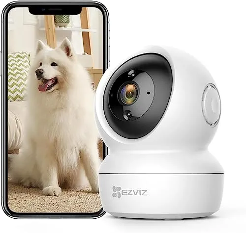 EZVIZ 1080P WLAN IP Kamera C6N - Überwachungskamera mit 1080P FHD, schwenkbarem Design und Zwei-Wege-Audio für optimale Sicherheit. Ideal für Haustierüberwachung und Babyphone, kompatibel mit Alexa.