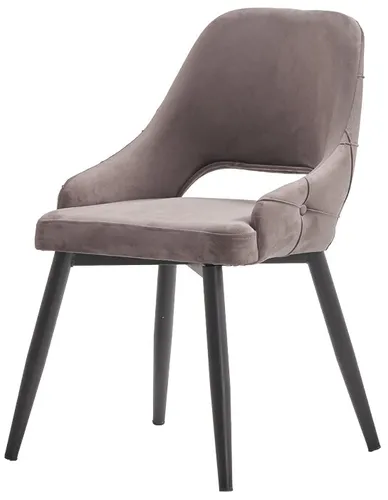Set 6x Esszimmerstühle in modernem Design aus Metall mit gepolstertem Sitz - 6 stilvolle Esszimmerstühle mit robustem Metallgestell und bequemem Polstersitz. Ideal für ein modernes Ambiente im Esszimmer, Maße pro Stuhl: 50 x 50 x 89 cm.