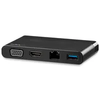 StarTech.com USB C Multiport Adapter - 4-in-1 Dock mit HDMI und VGA, tragbar, 4K 30 Hz, ideal für Reisen und umfassende Gerätekompatibilität