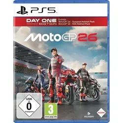 MotoGP 26 Day One Edition für PS5 - Erlebe packende Rennen mit der MotoGP 26 Day One Edition für PS5. Perfekt für Motorsport-Fans, bietet es realistische Grafiken und spannende Spielmodi.