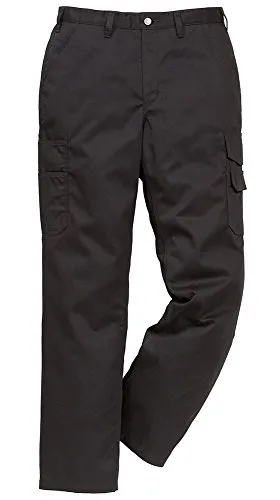 Icon Bundhose Light 100427-940 Gr. D128 schwarz - Leichte Bundhose mit 2 Vordertaschen und praktischen Beintaschen. Ideal für den täglichen Einsatz in der Industrie, OEKO-TEX® zertifiziert und industriewäschegeeignet.