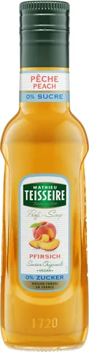 Mathieu Teisseire Getränke-Sirup Pfirsich 0% Zucker 0,25L (1er Pack)