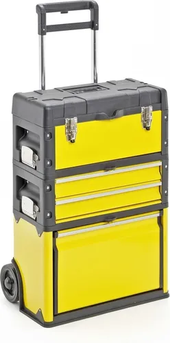 Werkzeugtrolley, 2-fach 1k.2.1 gelb