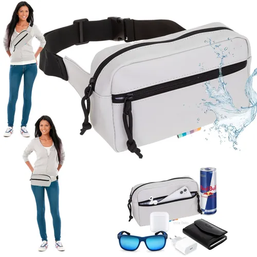 Gürteltasche Damen Cross Tasche Plane Festival Waist Bag Hydro 12827 Off White e