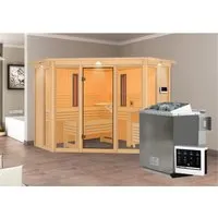 Karibu Infrarotkabine Anik mit Bio-Ofen von Karibu