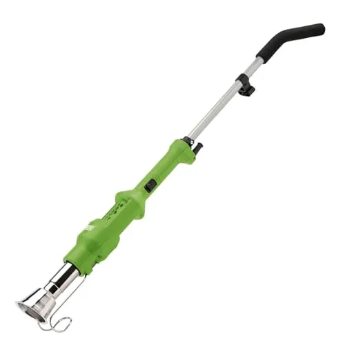 Draper Elektrischer Unkrautbrenner, 2000 W, 1,7 m Kabel, Heißluft-Garten- und Schrebergarten-Unkrautbekämpfung, multifunktionales Unkrautfeuerzeug, weicher Griff, 2 Heizungen, 68696, Silber