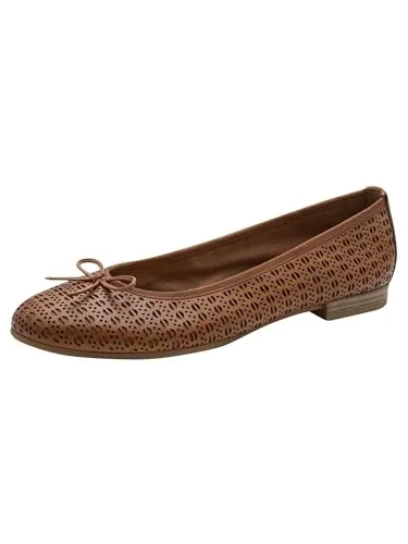 Tamaris Ballerina Blockabsatz – Eleganter Schlupfschuh in Braun 39 EU - Klassischer Ballerina mit Blockabsatz und komfortabler Touch It-Ausstattung. Ideal für Business und Freizeit, bietet er einen stilvollen Look und angenehmen Tragekomfort.