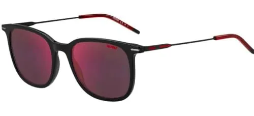Hugo HG 1203/S 807 BLACK Herren Sonnenbrille - Herren Sonnenbrille mit schwarzem Rahmen, idealer UV-Schutz für stilvolle und sichere Augenanpassung im Freien.