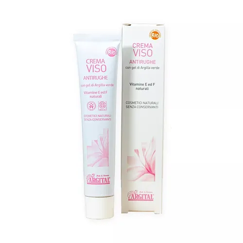 Argital Antifalten Crème 50ml - Tages- und Nachtcreme für reife Haut, mit Kakaobutter für Schutz und Elastizität. BDIH-zertifiziert, ohne Konservierungsstoffe, ideal für natürliche Pflege.