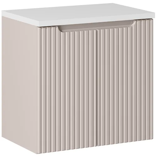 Lomadox Waschbeckenschrank NEWPORT-56-CASHMERE