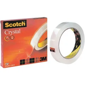 Scotch Klebeband Crystal Clear Tape, 19mm x 66m, kristallklar, Kern-Ø 76mm