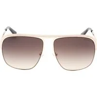 Guess GU5225 32F Gold Sonnenbrille – Eleganter Sonnenschutz - Stilvolle goldene Sonnenbrille für den Sommer, inklusive Etui und Reinigungstuch. 100% Schutz vor Sonnenstrahlen und ein Must-Have für Modebewusste.