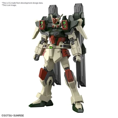 GUNDAM HG Cosmic Era 1/144 - Lightning Buster Gundam - Sonstige Spielzeugfiguren, voll bewegliches Faltmodell von Bandai, ideal für Sammler und Modellbauer, inkl. vorlackierter Teile für einfachen Zusammenbau ohne Kleben.