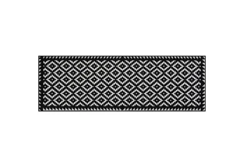 Salonloewe Läufer Teppichläufer 60x180 Tabuk Black & White schwarz, Läufer groß, Höhe: 600 mm