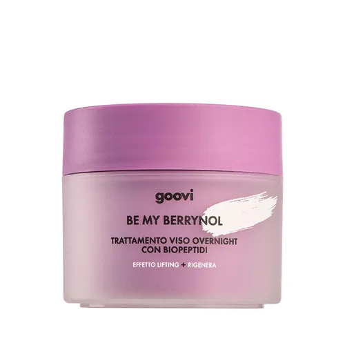 GOOVI BE MY BERRYNOL Overnight Gesichtsbehandlung 50 ml - Tagescreme mit sofortigem Lifting-Effekt, reduziert Falten und sorgt für straffere, glattere Haut. Ideal für eine schnelle und präzise Anwendung dank Keramikapplikator.