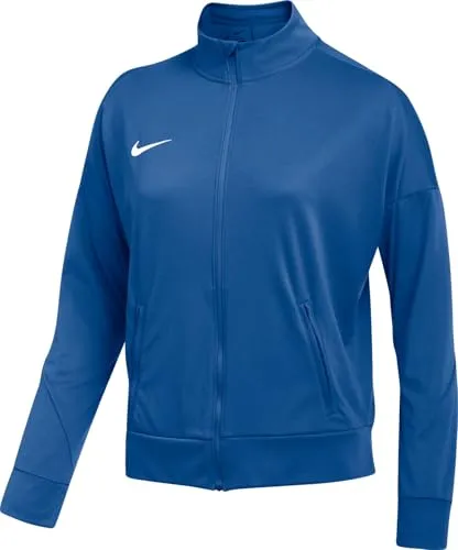 Nike Performance Trainingsjacke Damen - Bequeme blaue Trainingsjacke in S (36/38) - Trainingsbekleidung mit bequemen Material, ideal für Sport und Freizeit. Die Langarmjacke in Blau bietet optimalen Komfort und Stil.