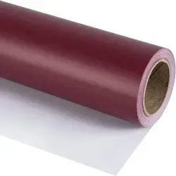 RUSPEPA Geschenkpapier einfarbig Weinrot 44,5cm x 10m