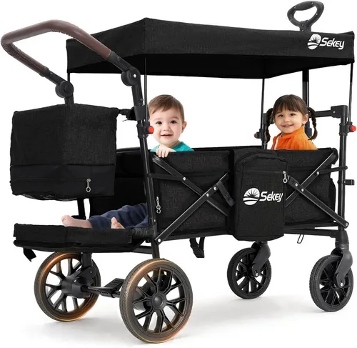 Sekey Bollerwagen Faltbar mit Dach